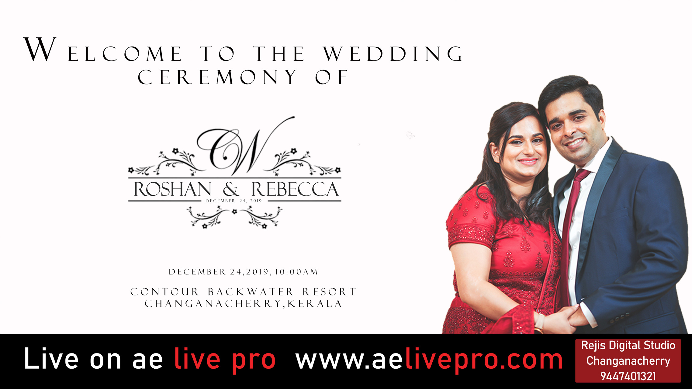 Wedding Ceremony live Roshan Rebecca